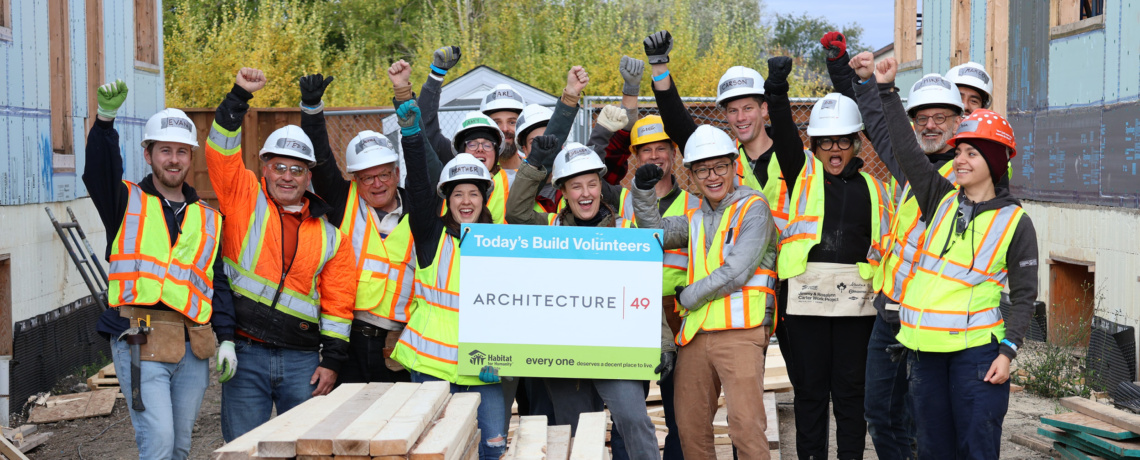 Habitat for Humanity, Winnipeg Team Build Day, Group Photo