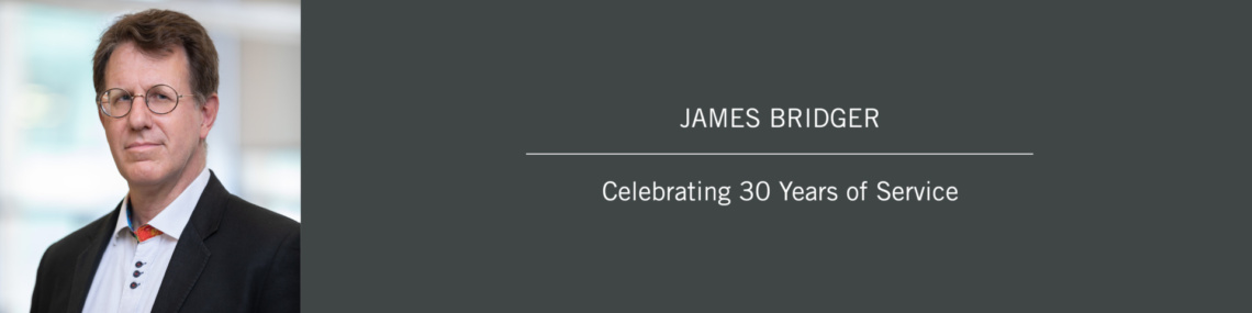 James Bridger 30 Years of Service