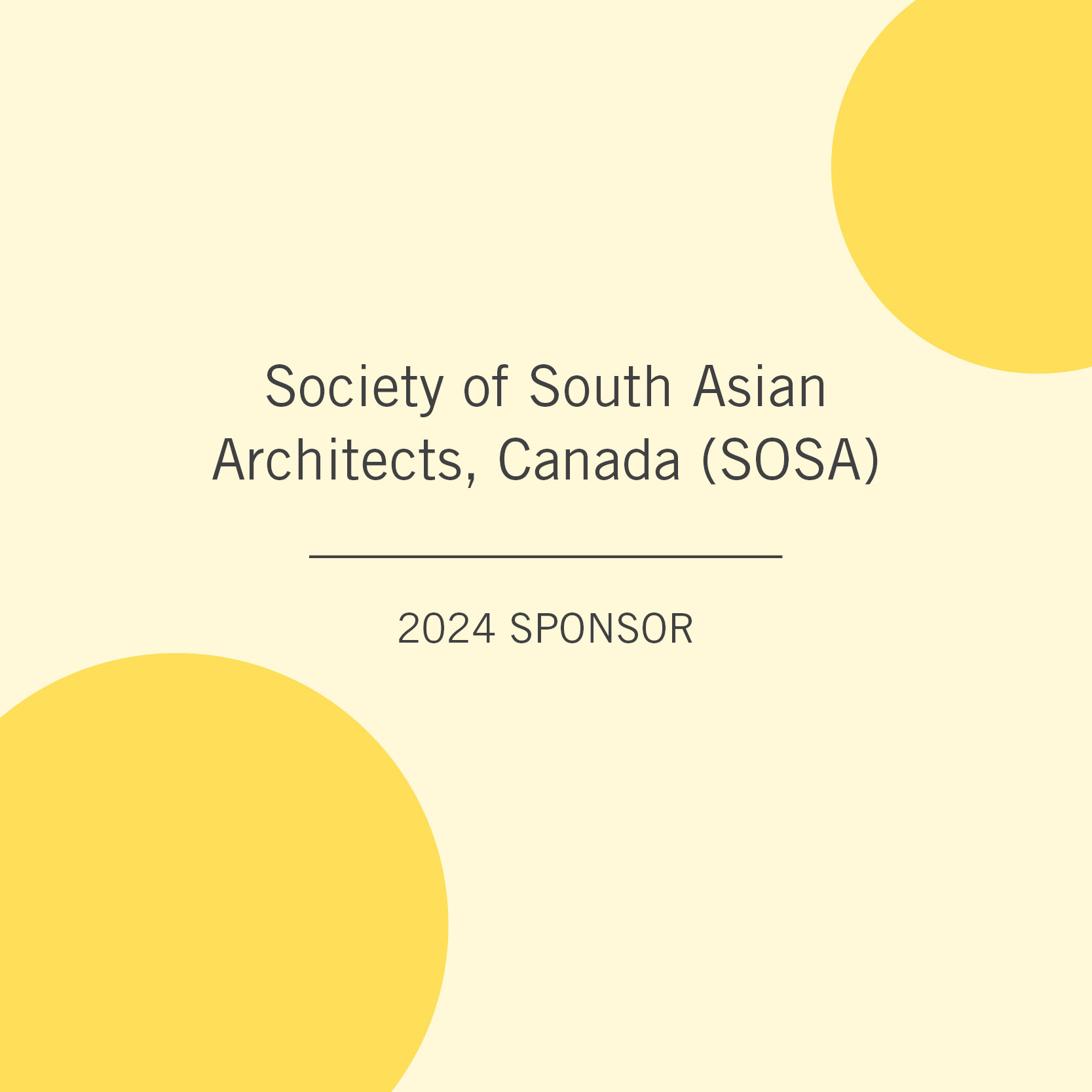 A49 annonce le parrainage de la Society of South Asian Architects, Canada